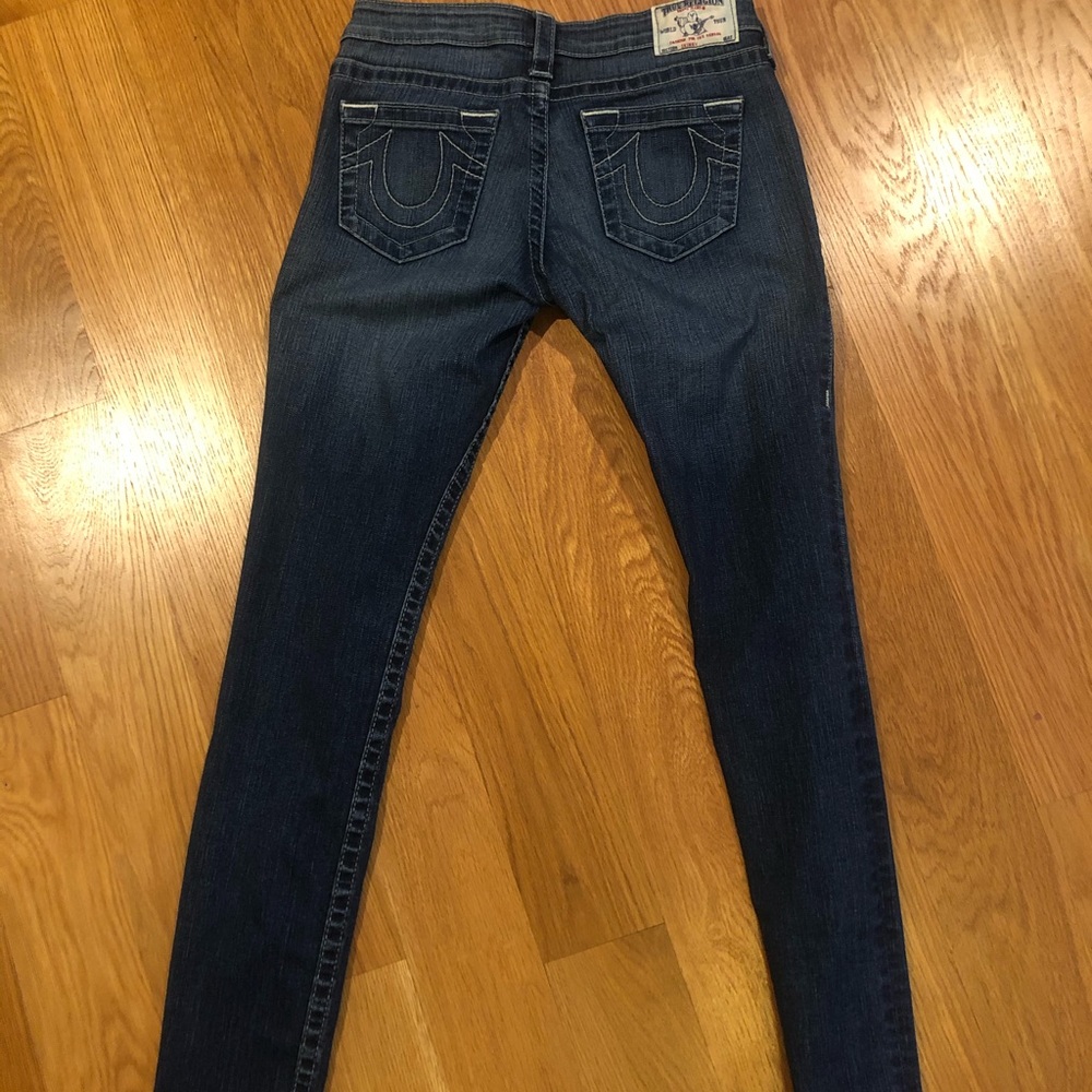 True Religion low waste skinny jeans